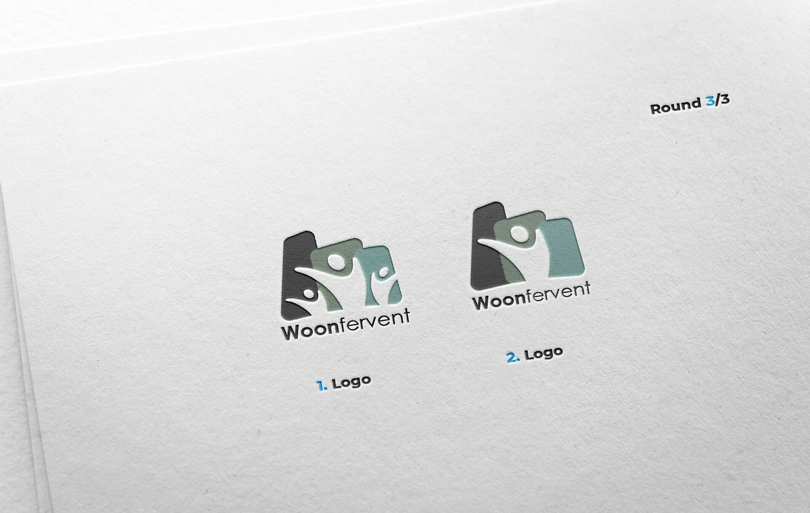 Woonfervent logo Ontwerpfase 3/3